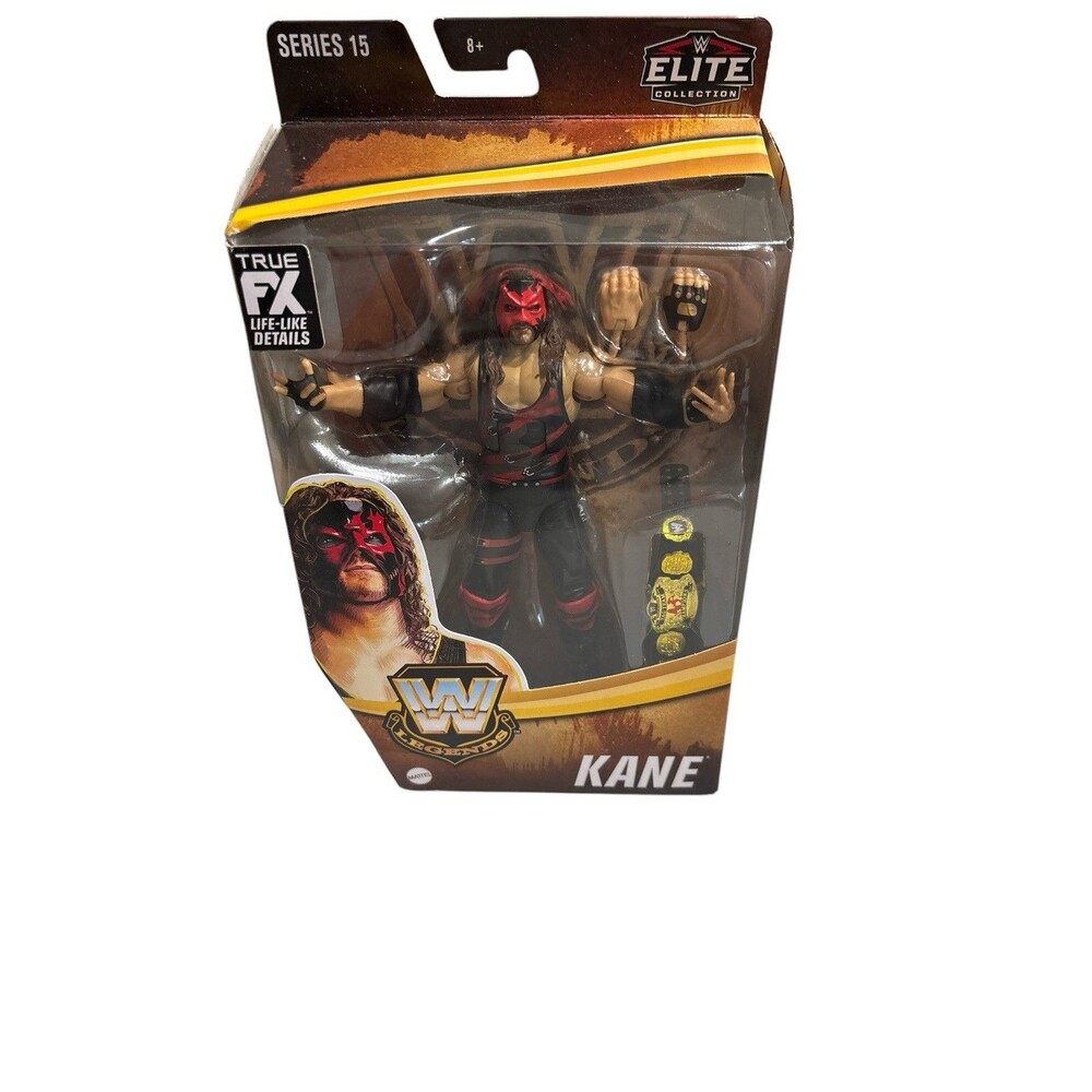 New WWE Kane Mattel Elite Collection Legends Series 15 Wrestling Action Figure